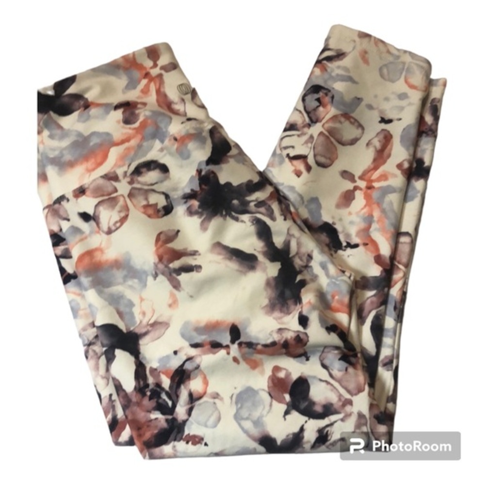 Balance collection buttery soft watercolor floral leggings size M